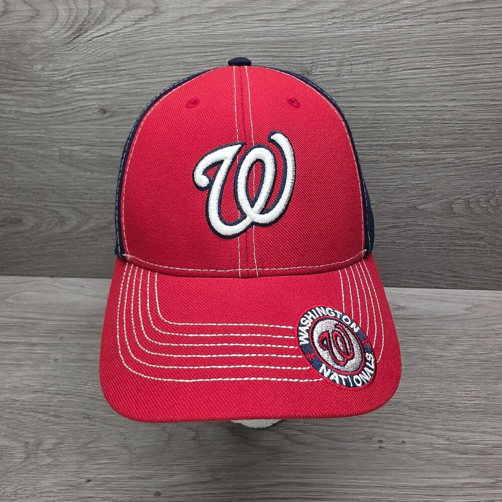 Washington Nationals 47 Brand Hat Cap Mens Red Blue Embroidered Adjustable MLB